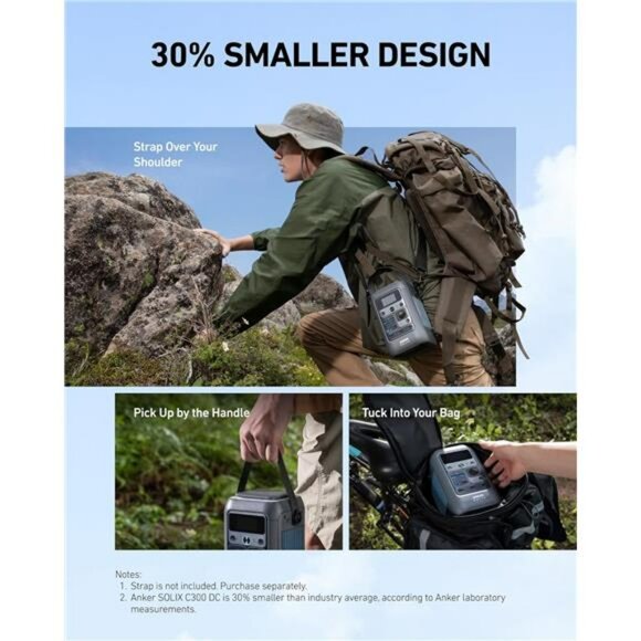 Portable Power Station 288Wh Solar Generator USB C Backup Battery Pack - Picture 6 of 7